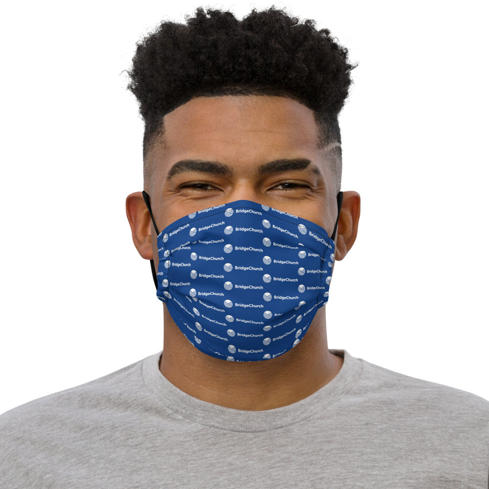BridgeChurch Premium Blue Face Mask